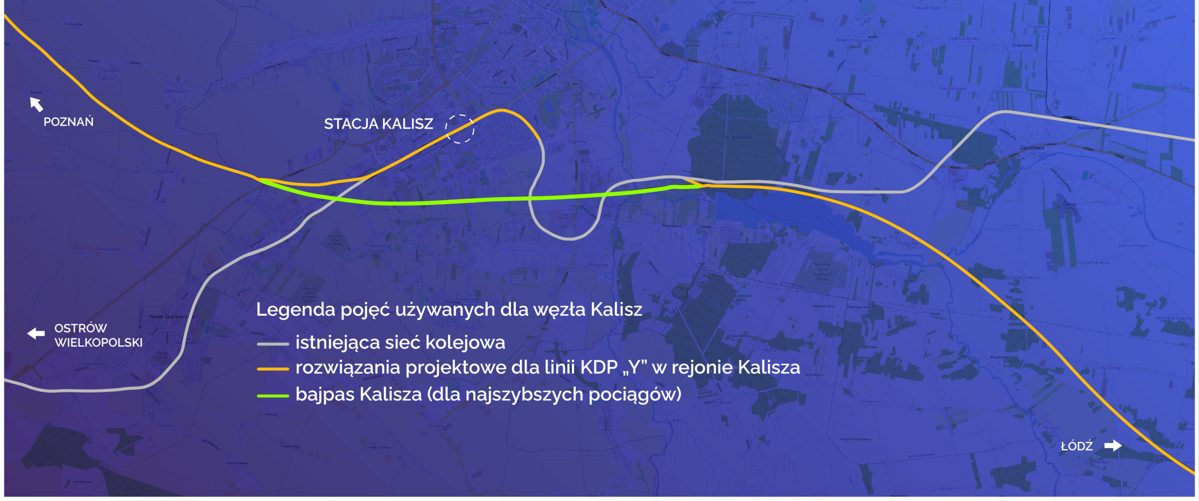 CPK w Kaliszu o przebiegu KDP