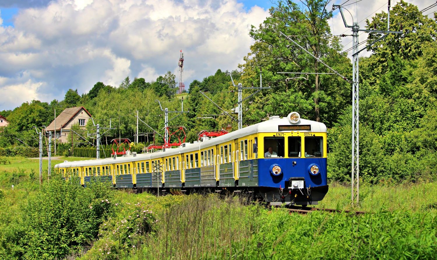 Historyczny pociąg POLREGIO do Bytomia