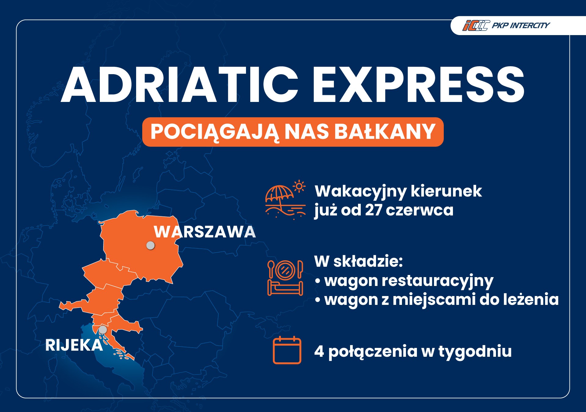 Bilety na Adriatic Express już w sprzedaży