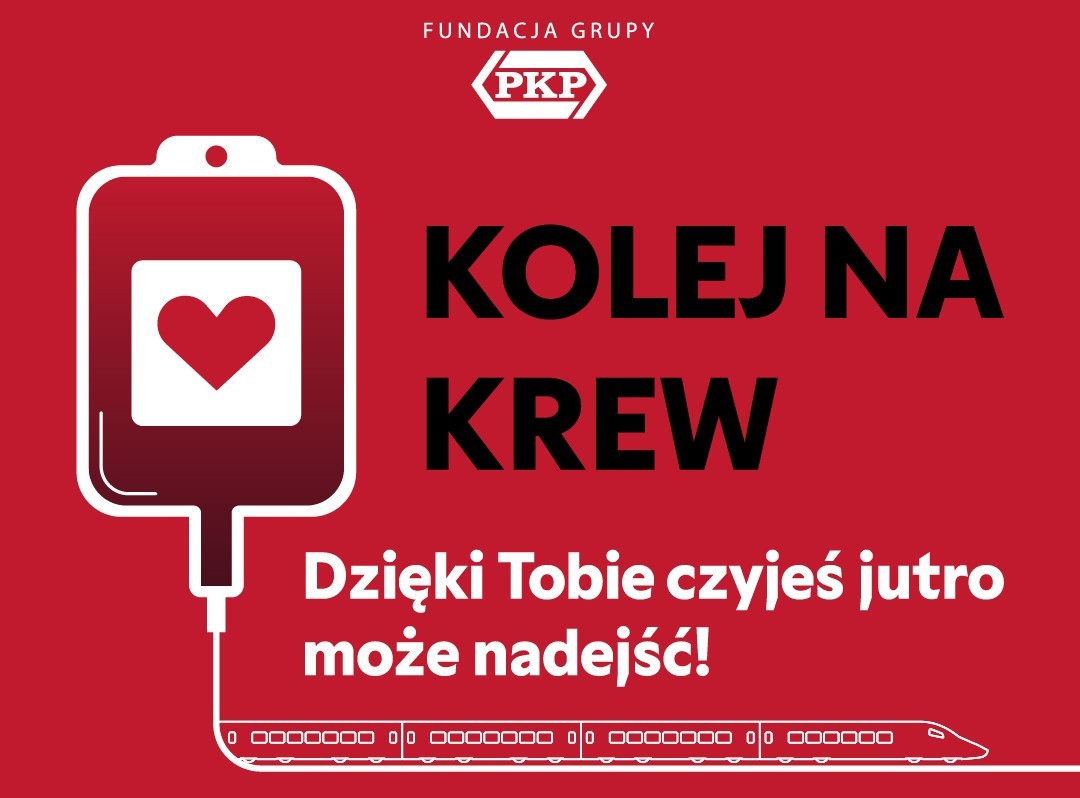Kolejarze zbierają krew