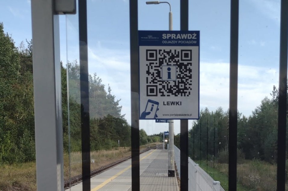 Rozkład jazdy z kodem QR