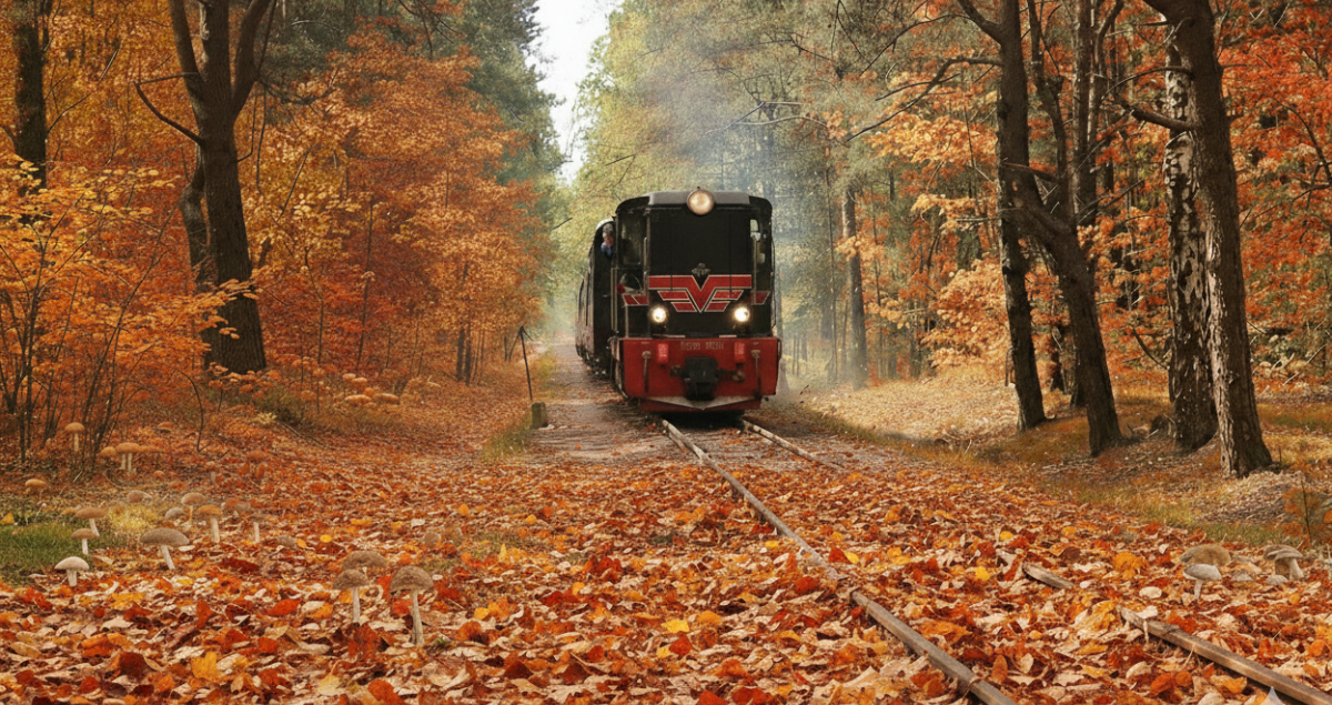 Wąskotorówka zabierze na grzyby