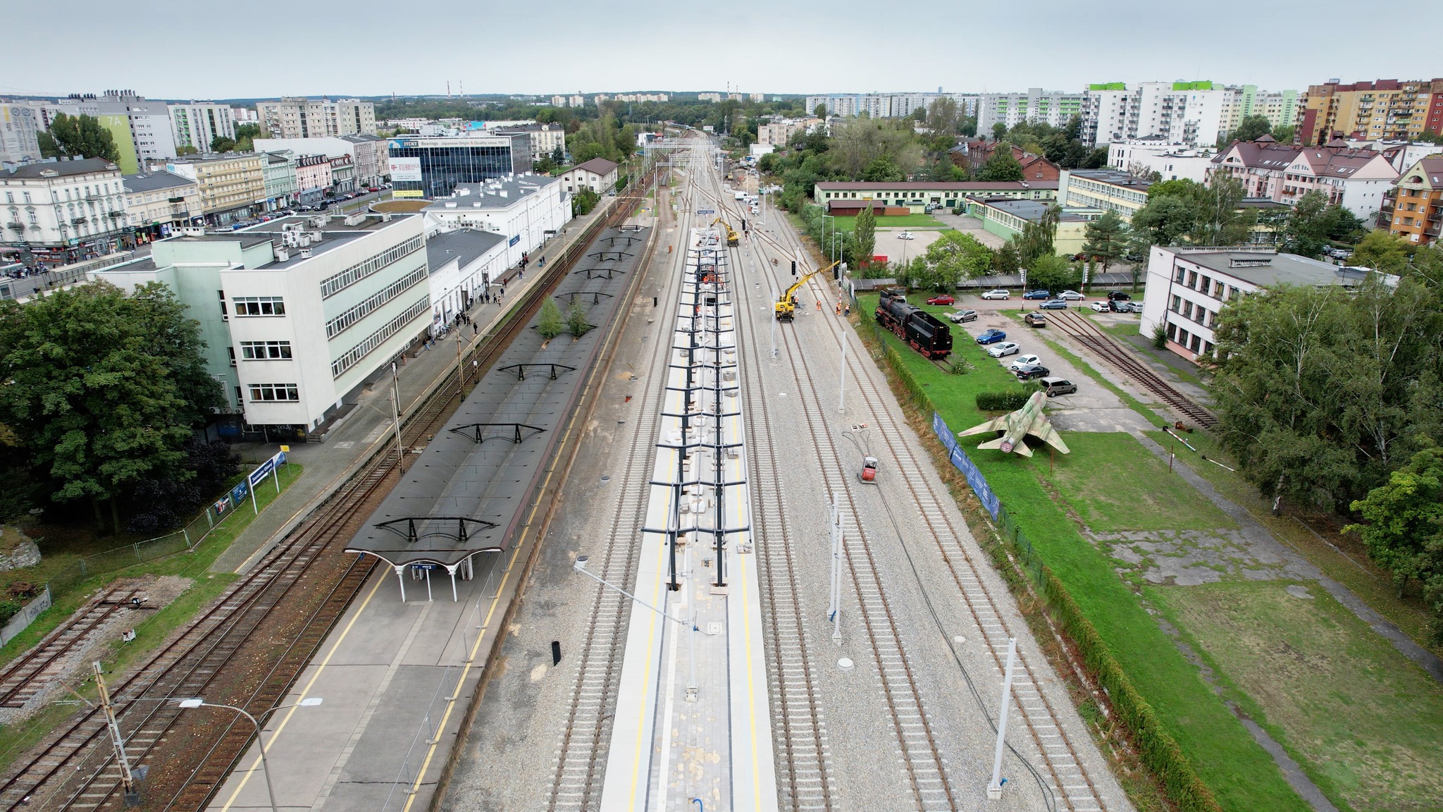 Kolejarze przebudowują stację Sosnowiec Główny