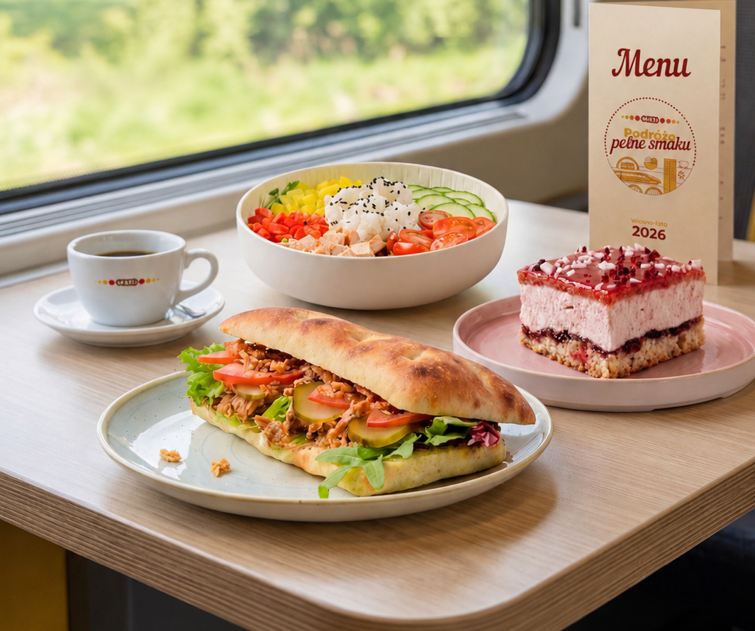 Nowe menu w wagonach restauracyjnych WARS