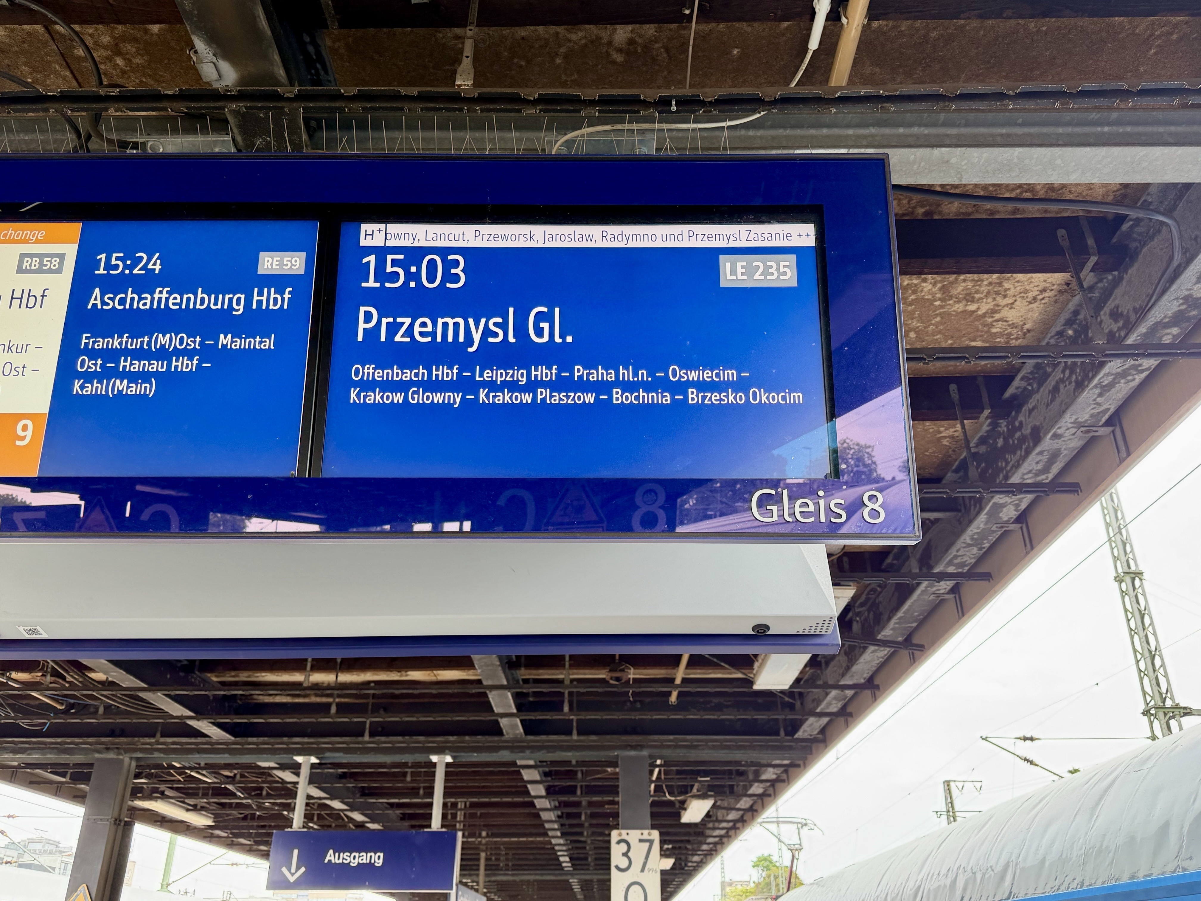 Odjechały pierwsze pociągi między Przemyślem a Frankfurtem nad Menem