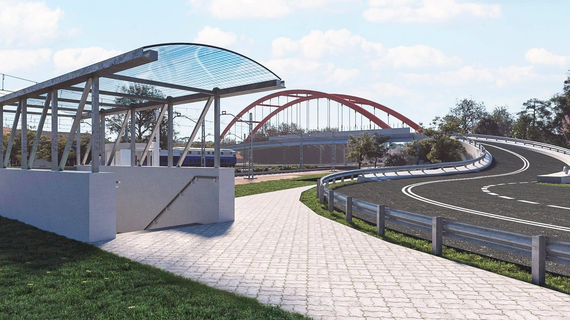 Pod Łodzią zbudują wiadukt nad dwiema liniami kolejowymi